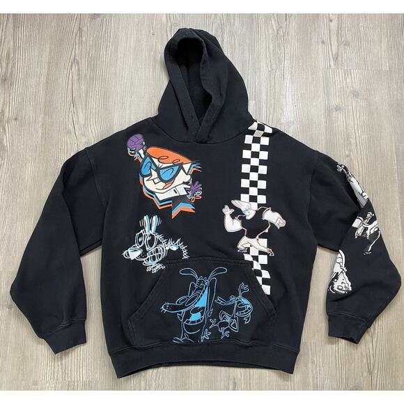 Cartoon Network Multiple Characters Graphic Print Hoodie Men’s Size M - Picture 1 of 8